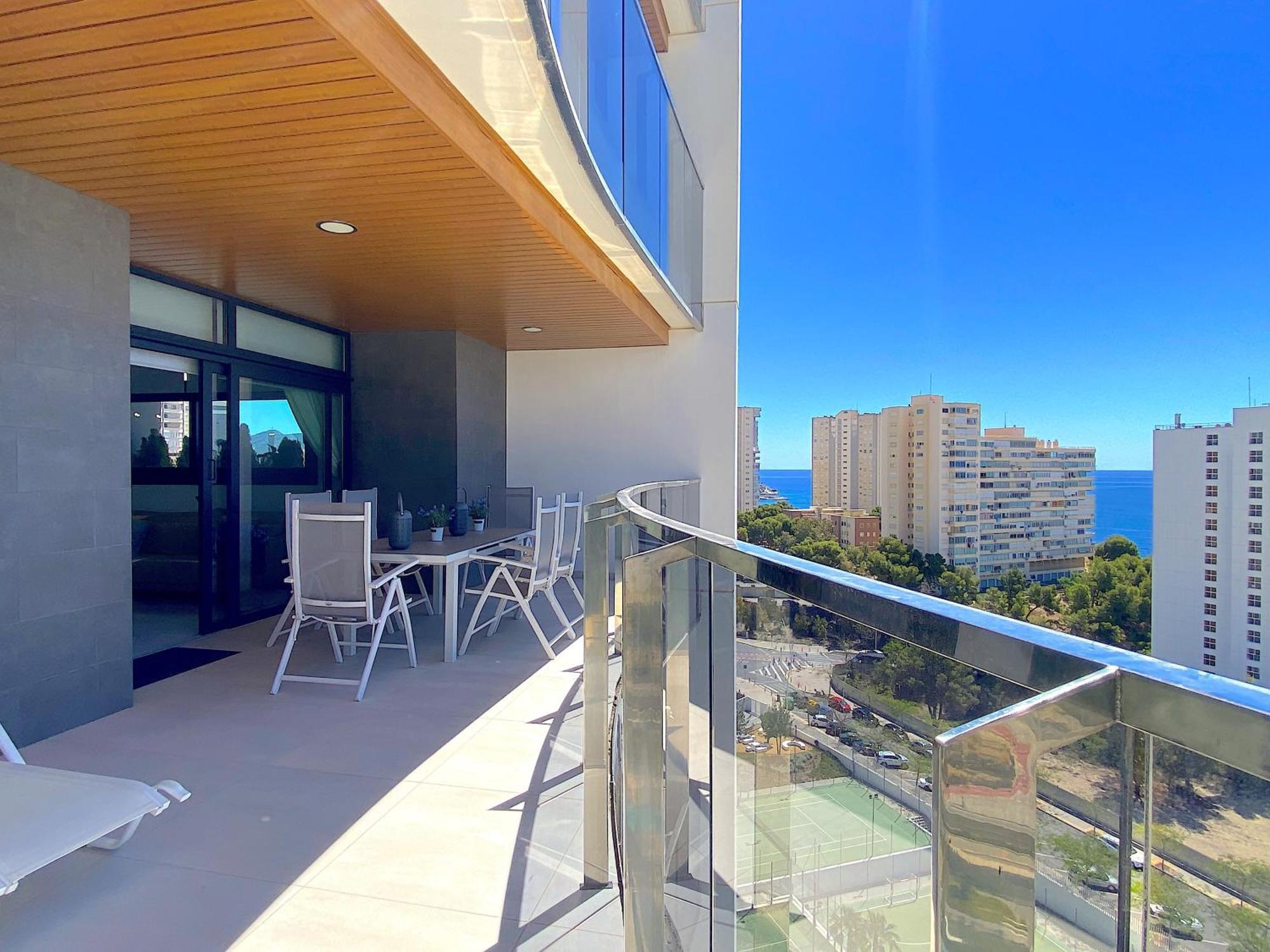 Lujoso Apartament Con Impresionantes Vistas Al Mar Benidorm Exterior foto